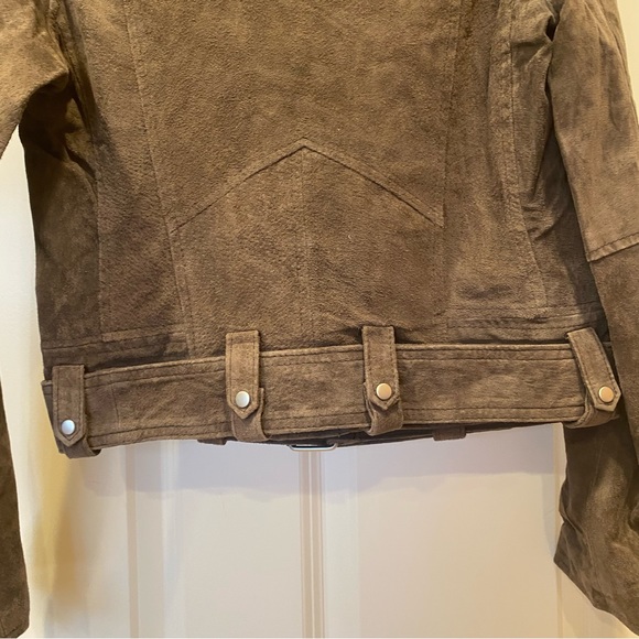 NWT [BLANKNYC] Cropped Suede Leather Motorcycle Jackets - Picture 6 of 16